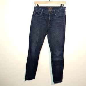 Mother "The Charmer" jeans with frayed hem size 27